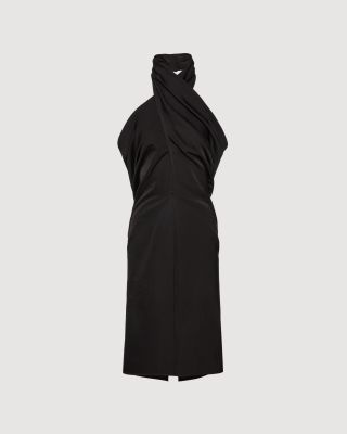 Silk-blend dress
