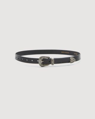 Leather belt