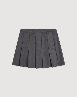 SRC wool school skirt