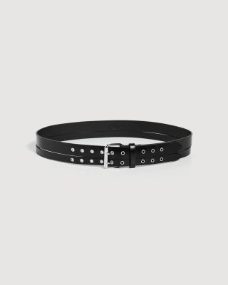 Leather split belt