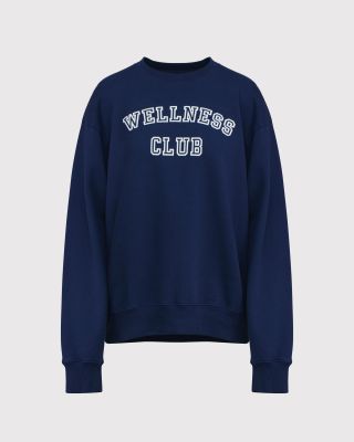Wellness club cotton crewneck