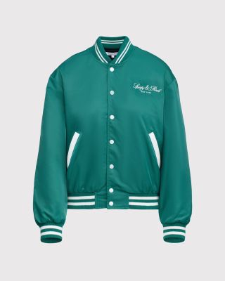 Wellness boucle varsity jacket